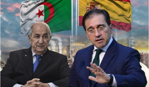 وزير الخارجية الاسباني خوسيه مانويل ألباريس الجزائر